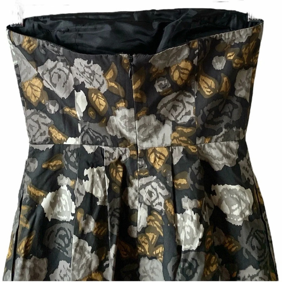 J CREW Strapless Cocktail Dress Party Marielle Dress in Solstice Floral Size 00 - Picture 8 of 11